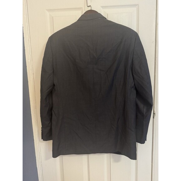 Ralph Ralph Lauren Blazer Jacket Mens 40R Vintage 90s Grey 100% Wool - Picture 2 of 5